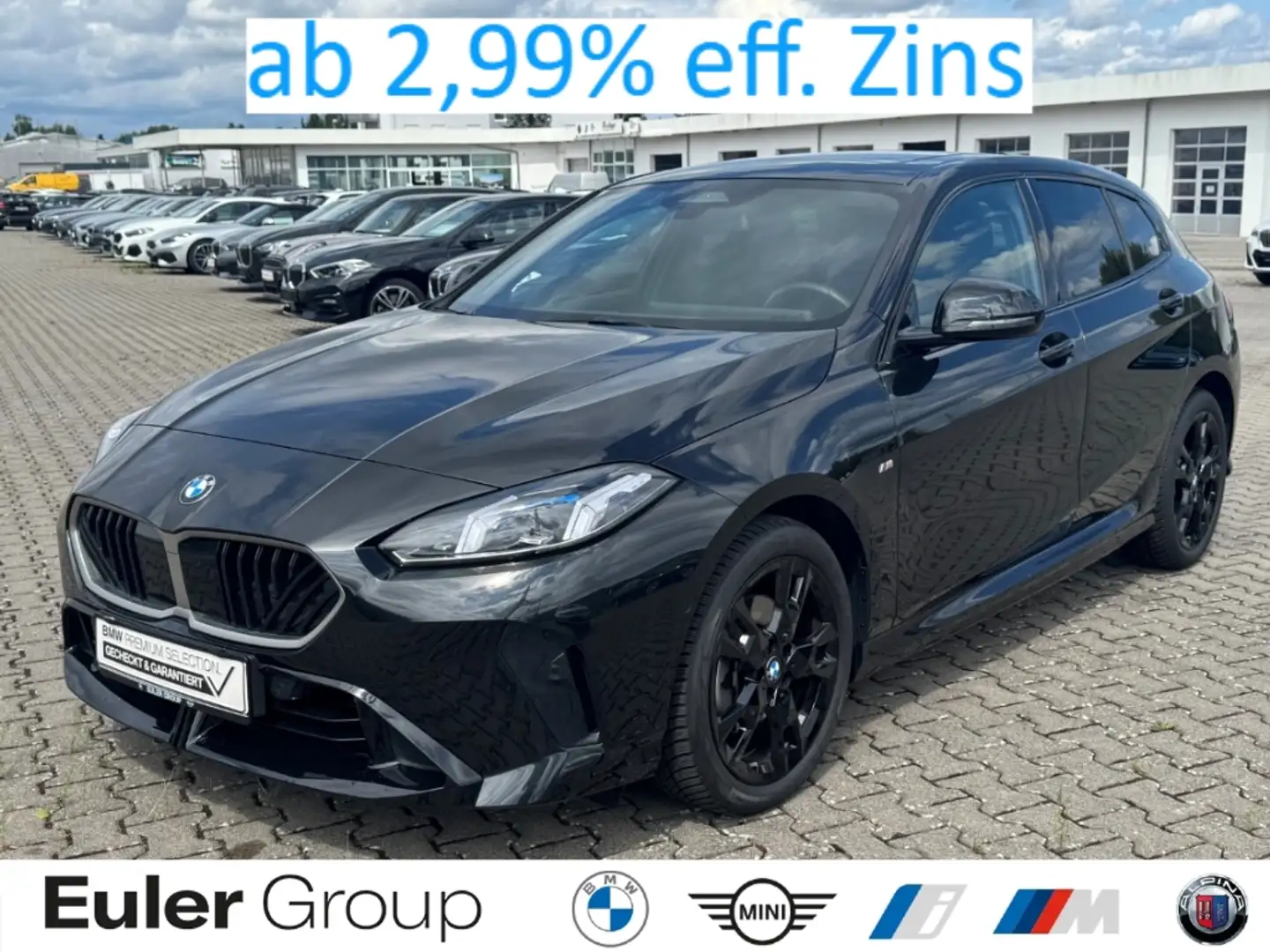 BMW 118 d F70 M Sport Panorama ad.M-FW Alarm adLED Durchla Schwarz - 1
