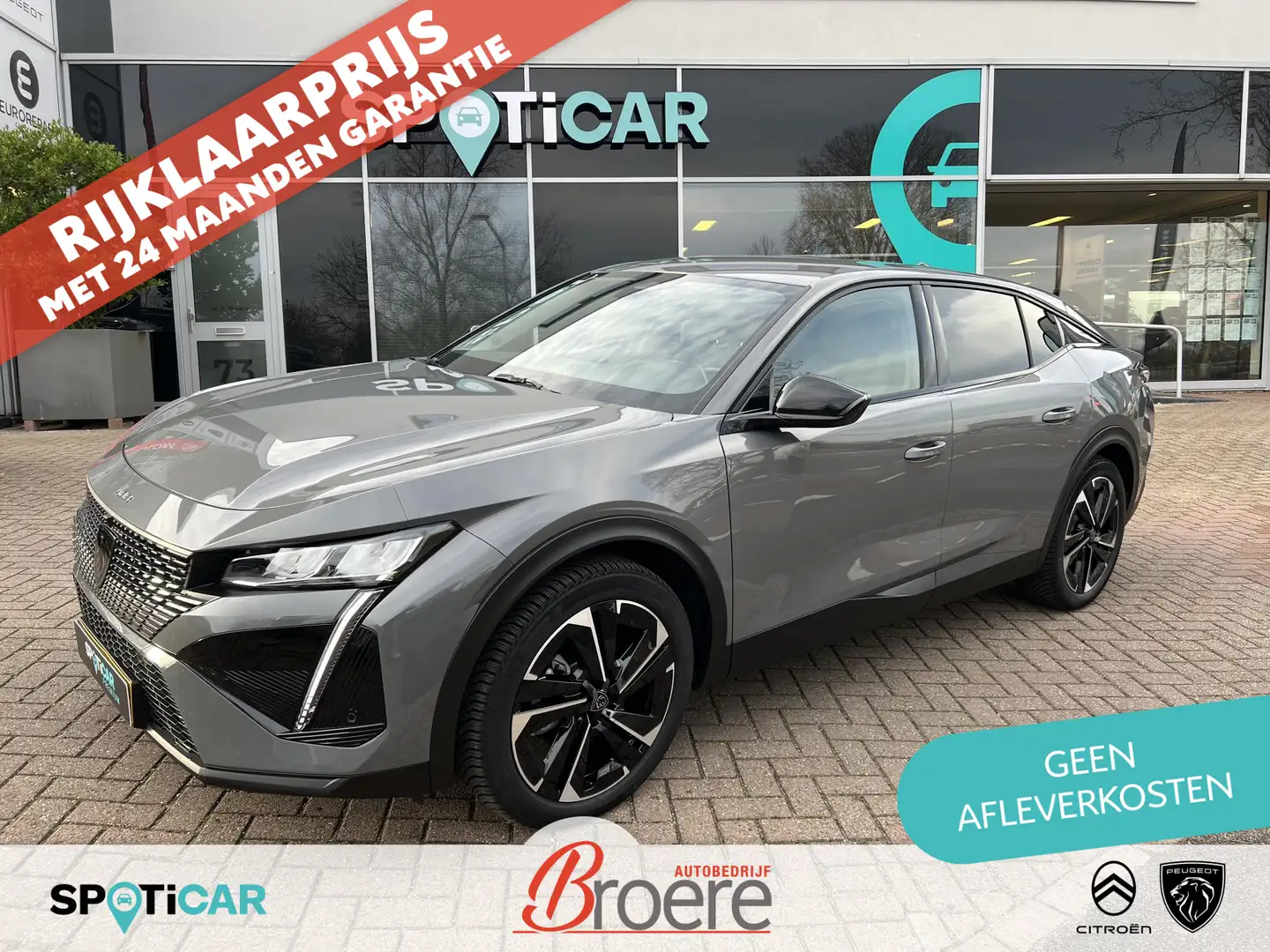 Peugeot 408 1.2 Hybrid 136 e-DCS6 Allure Grau - 1