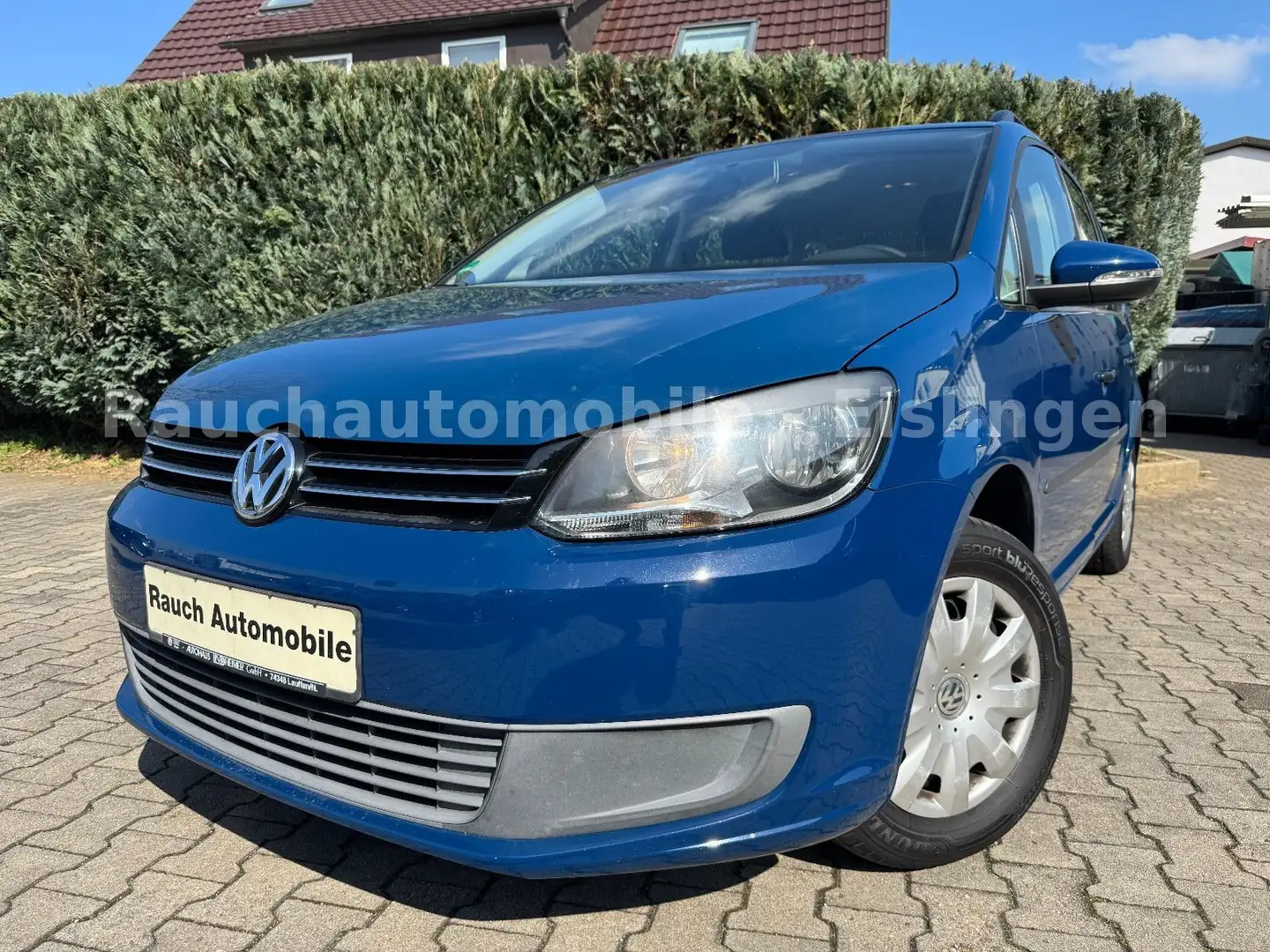 Volkswagen Touran Trendline,1.Hand.Klima,Tempoma,8x Bereift Blau - 2