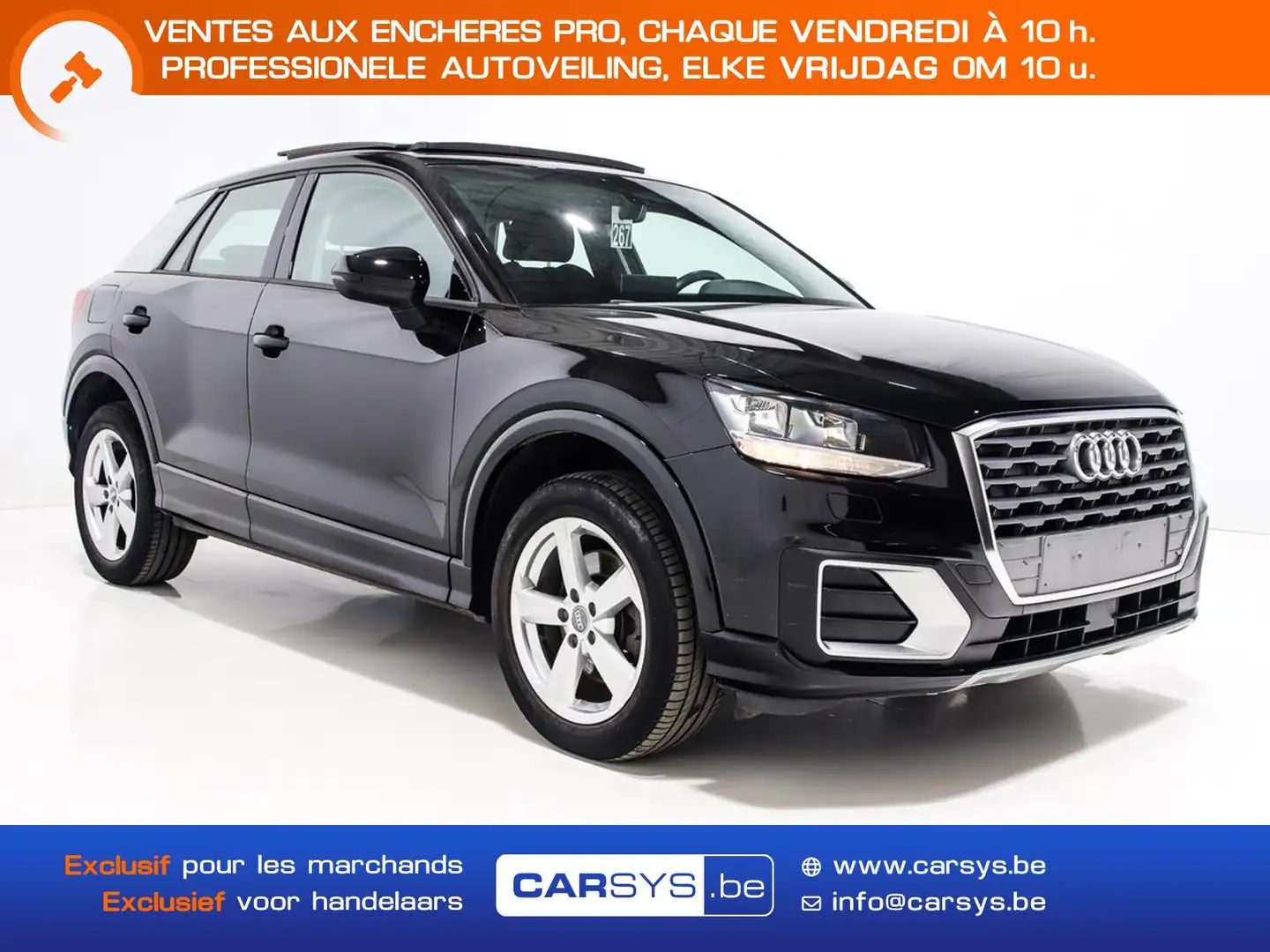 Audi Q2 1.6 TDI 115 SPORT  PANO - GPS Nero - 1
