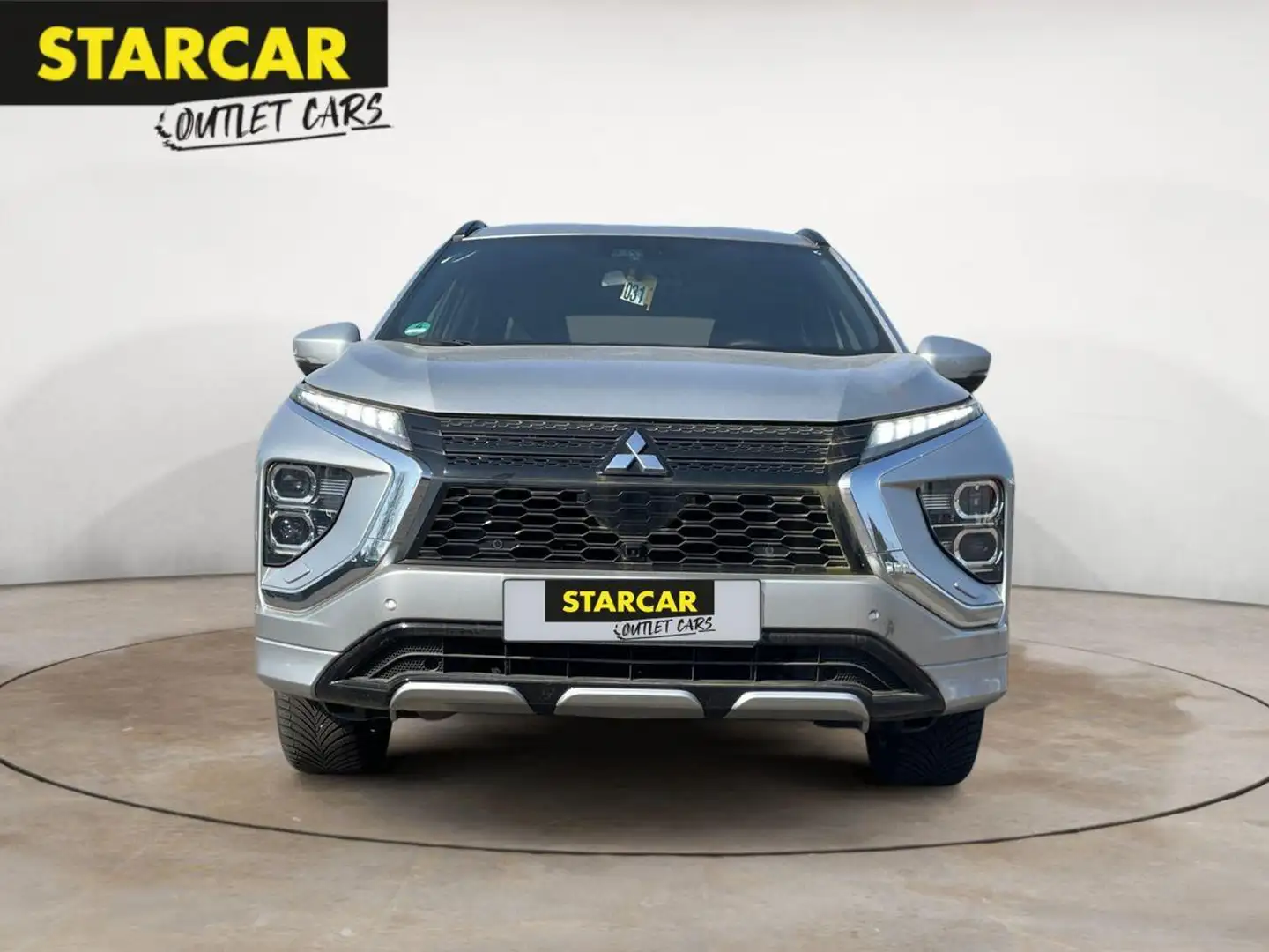 Mitsubishi Eclipse Cross PLUS SELECT 4WD HYBRID+ACC+NAVI+RFK+360° srebrna - 2