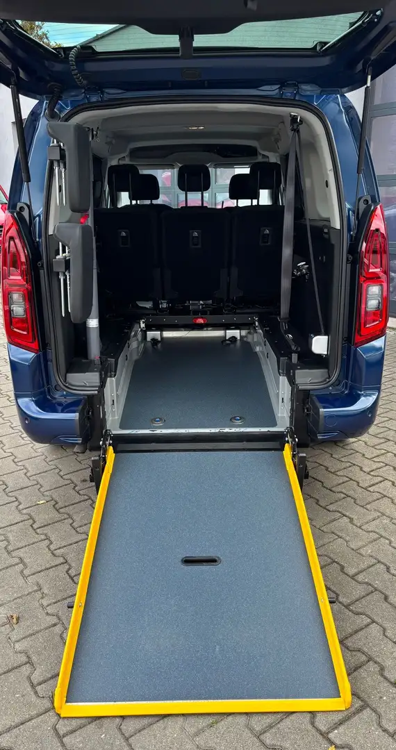 Opel Combo Seilwinde Behindertengerecht Rollstuhlrampe 5+ Blau - 2
