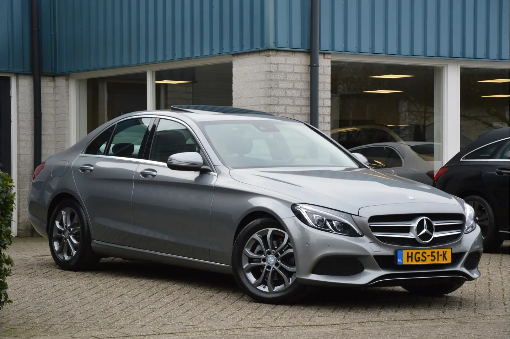 Mercedes-Benz C 180 AMBITION | AUTOMAAT | SCHUIFDAK | TREKHAAK | SFEER Gris - 2