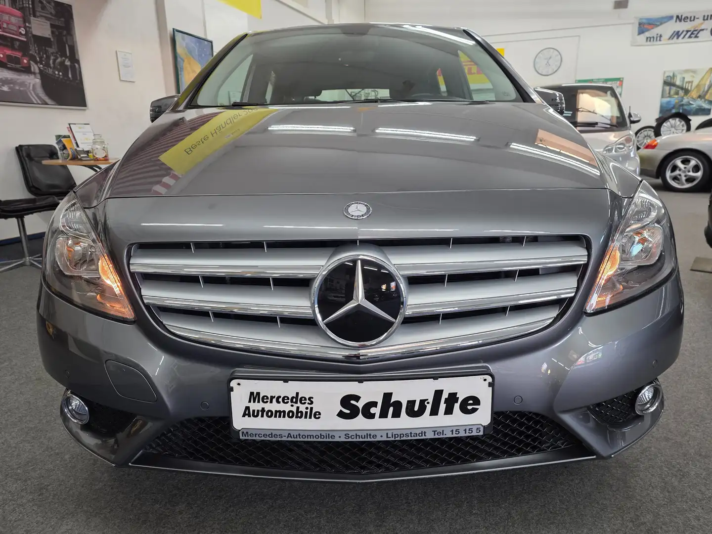 Mercedes-Benz B 180 BlueEFF. 7G-DCT, Klimaauto.Park-Assist,Shz,Allwett Grau - 2