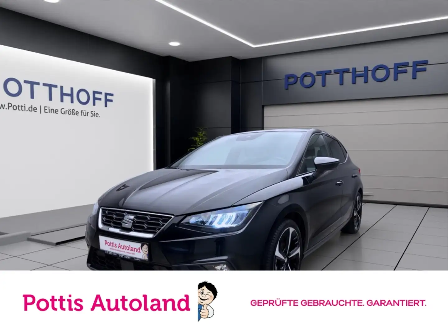SEAT Ibiza 1.0 TSI DSG FR KAMERA KLIMA PDC SHZG Schwarz - 1