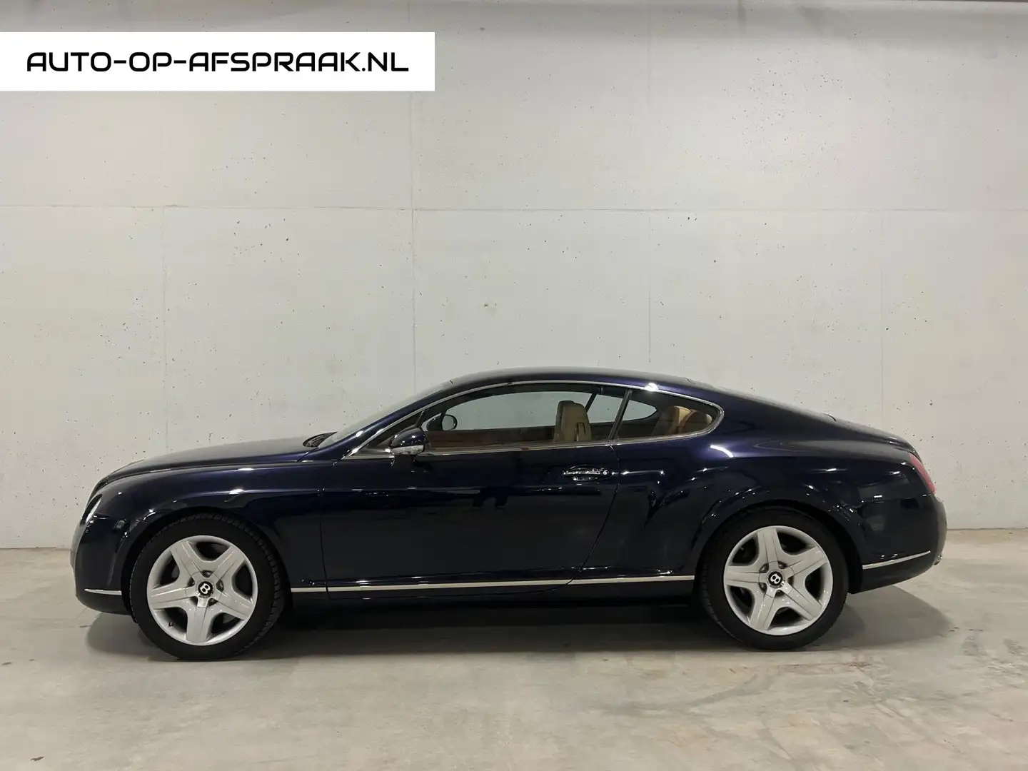 Bentley Continental GT 6.0 W12 Leer Youngtimer Blauw - 1