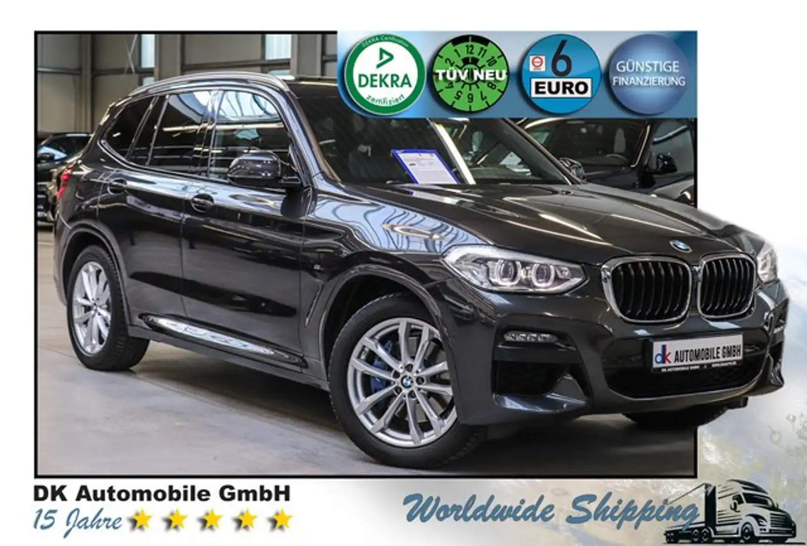 BMW X3 xDrive 30d Sport-Aut///M SPORT/KAMERA/PANORAMA/19' Gris - 1
