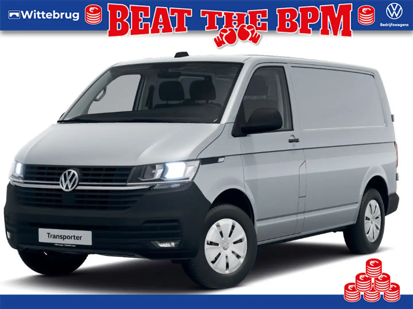 Volkswagen Transporter 2.0 TDI L1H1 30 Comfortline Zilver - 1