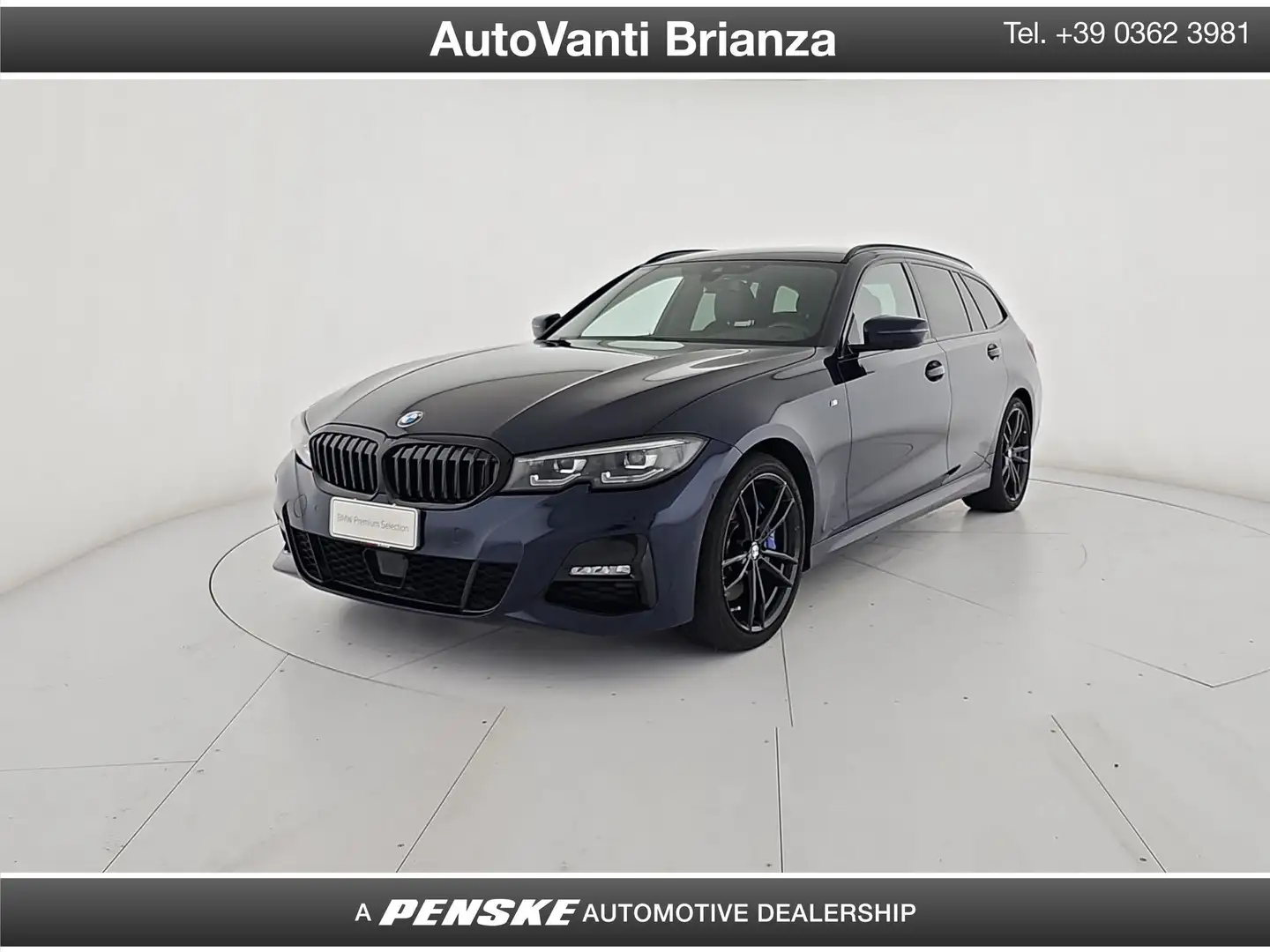 BMW 320 320d 48V Touring Msport Bleu - 1