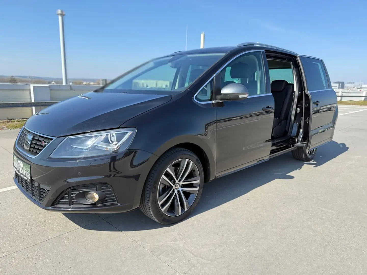 SEAT Alhambra 2,0 TDI DSG FR-LINE*7-SITZ*CAM*AHK*XNN Negro - 2