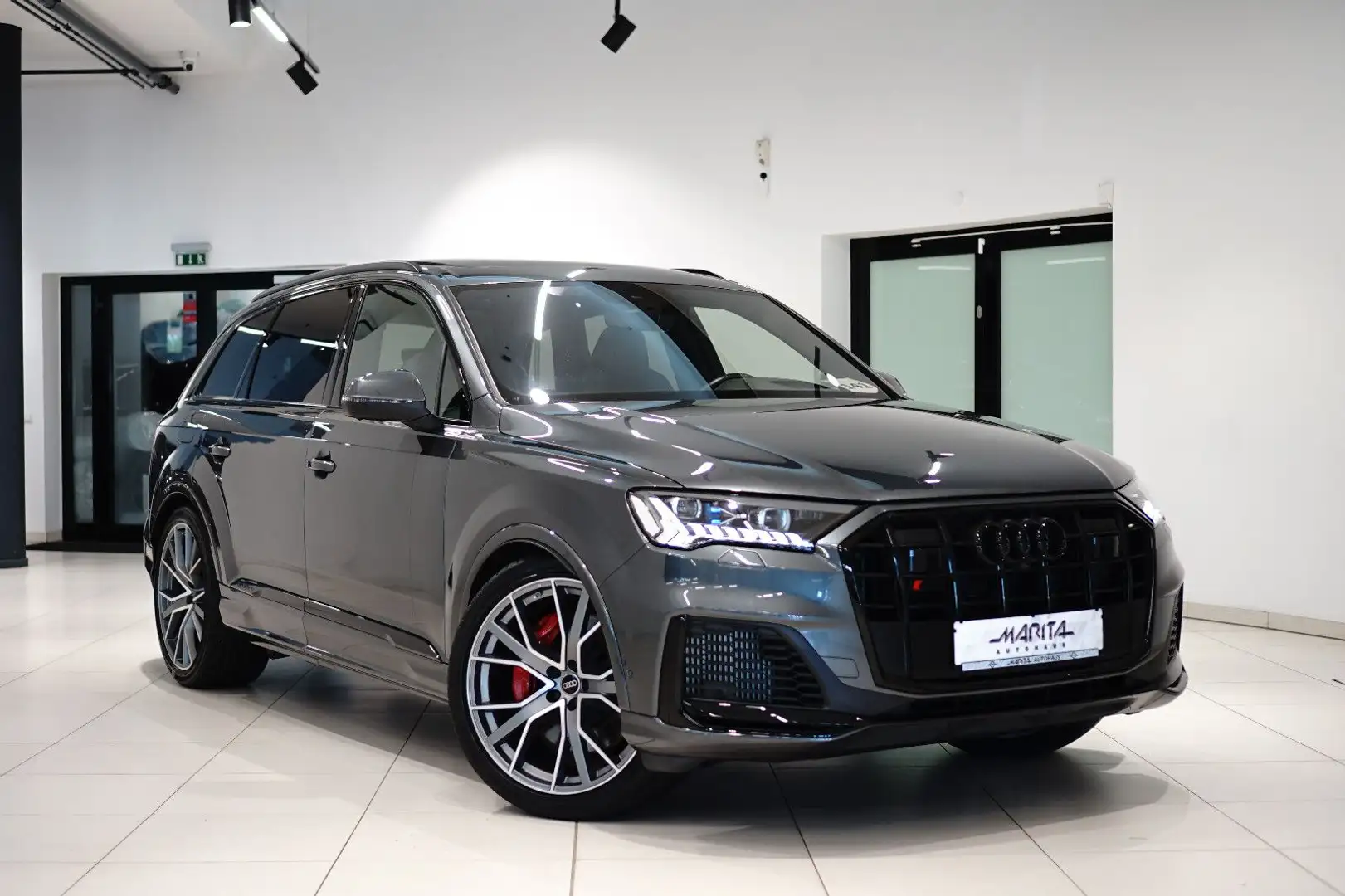 Audi SQ7 4.0|RS-7SITZ|HUD|LUFT|PANO|CARBON|B&O|LASER| Grau - 1