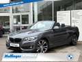 BMW 220 d Cabrio Sports.Navi Lenk+Sitzh.LED DAB 18" PDC Grau - thumbnail 1