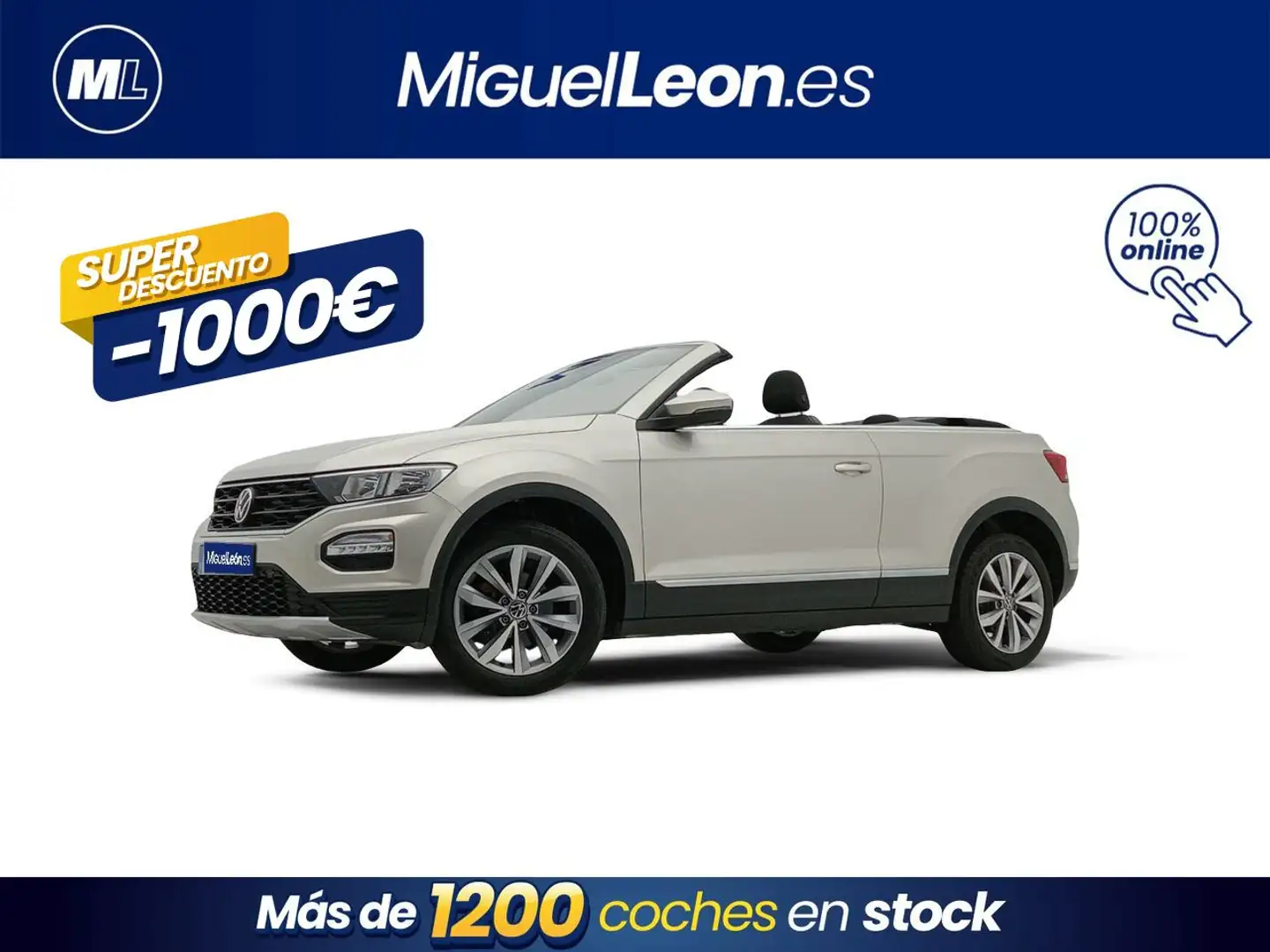 Volkswagen T-Roc Cabrio 1.0 TSI 85kW (115cv) Manual 6 vel Beige - 1
