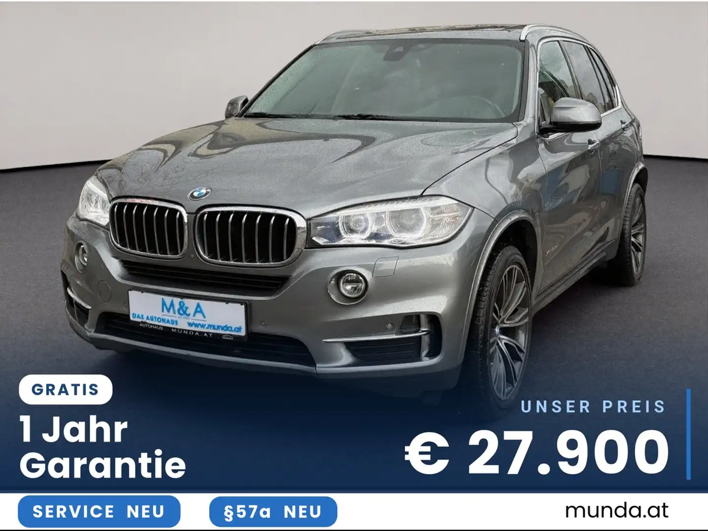 BMW X5 xDrive 25d Lounge/TOP/7-Sitzer/Garantie Grau - 1