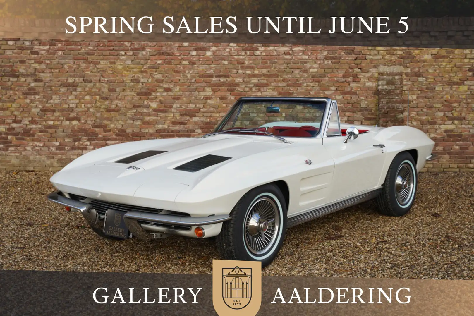 Corvette Stingray C2 Convertible PRICE REDUCTION "No. 1987 built" Fr Weiß - 1