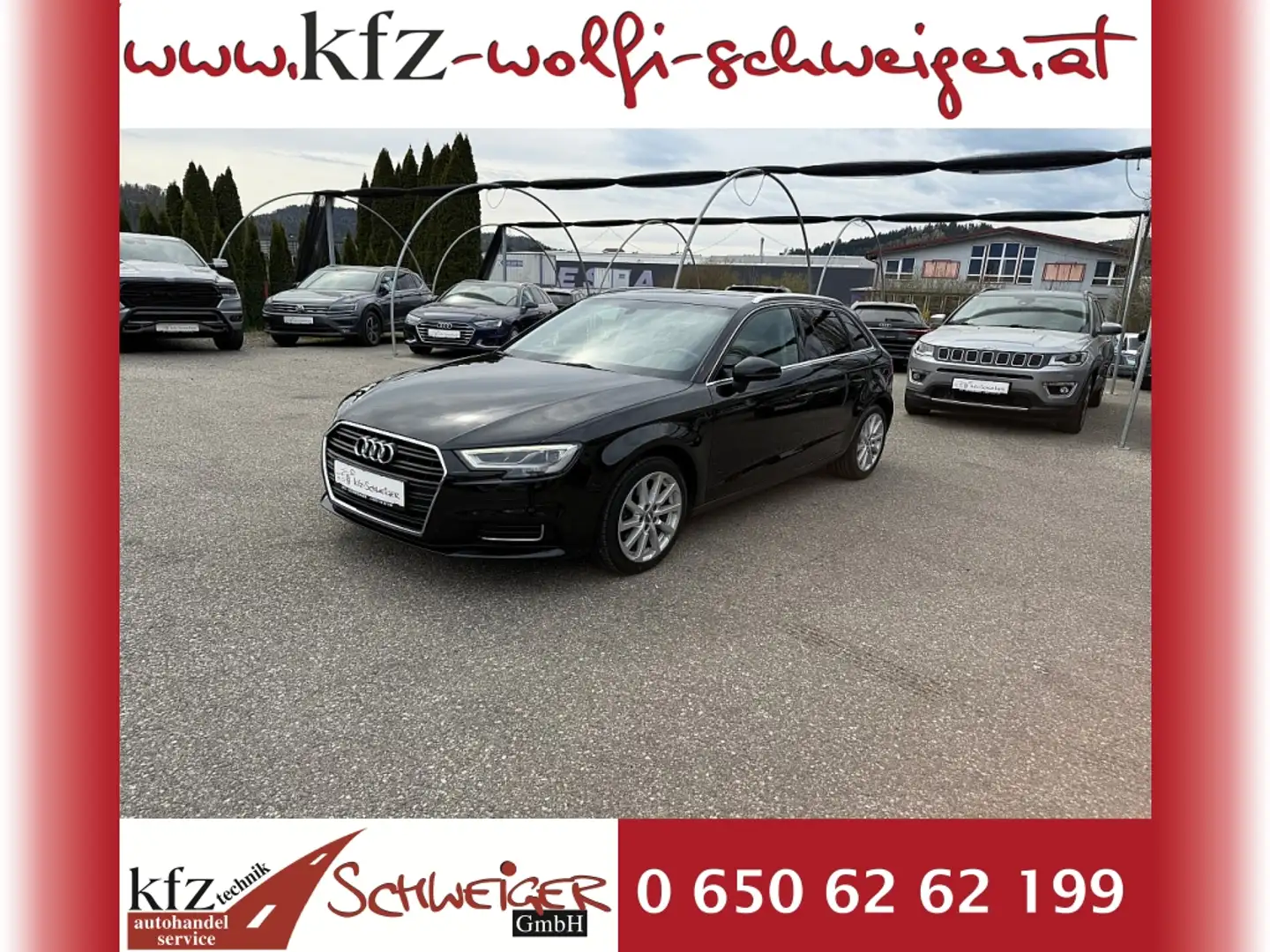 Audi A3 SB 2,0 TDI S-tronic intense Noir - 1