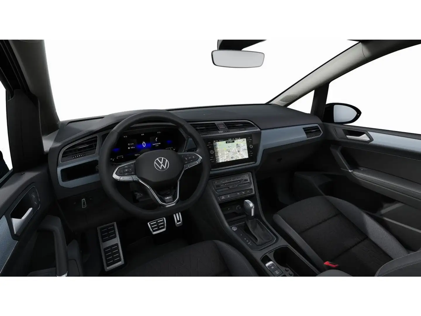 Volkswagen Touran 1.5TSI DSG Goal AHK AHK ACC LED 7-SITZER Schwarz - 2