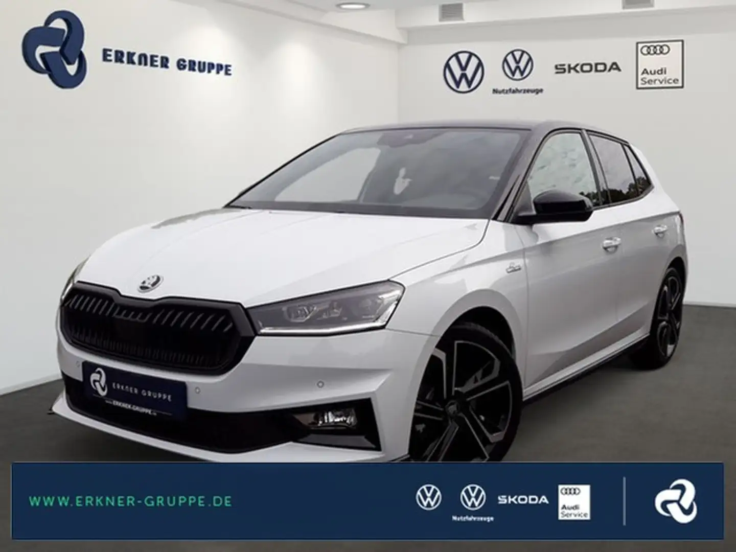 Skoda Fabia 1.5 TSI DSG Monte Carlo +SHZ+NAVI+ACC+GRA+LED+ Weiß - 1