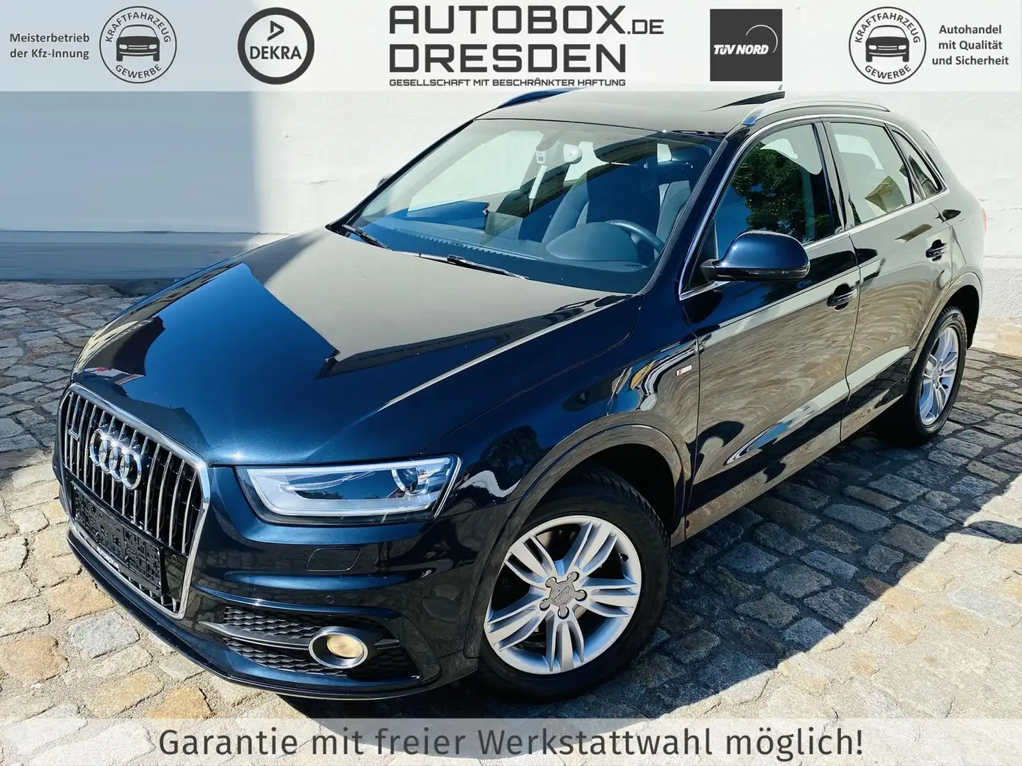 Audi Q3 2.0 TFSI Quattro S-LINE +BT+PANO+NAVI+XENON+ Blau - 1