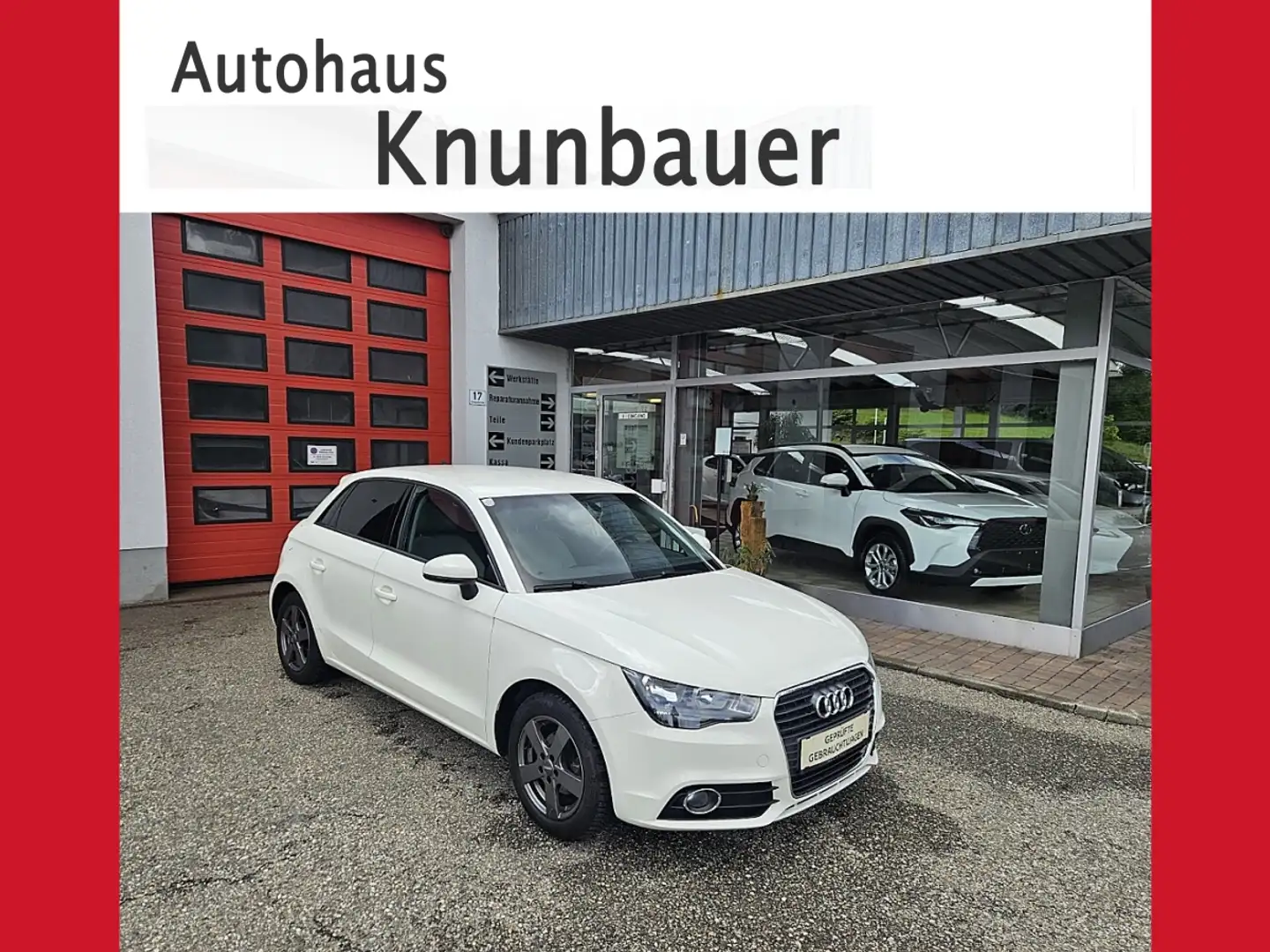 Audi A1 SB 1,6 TDI Attraction Weiß - 1