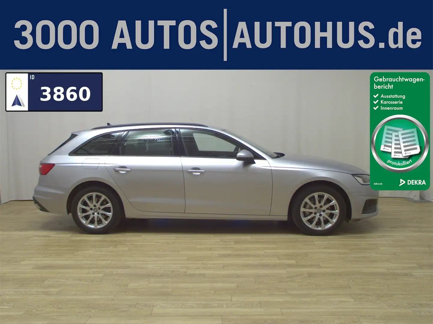 Audi A4 Avant 40 TDI Navi+ ACC Ahk LED Shz Argent - 1