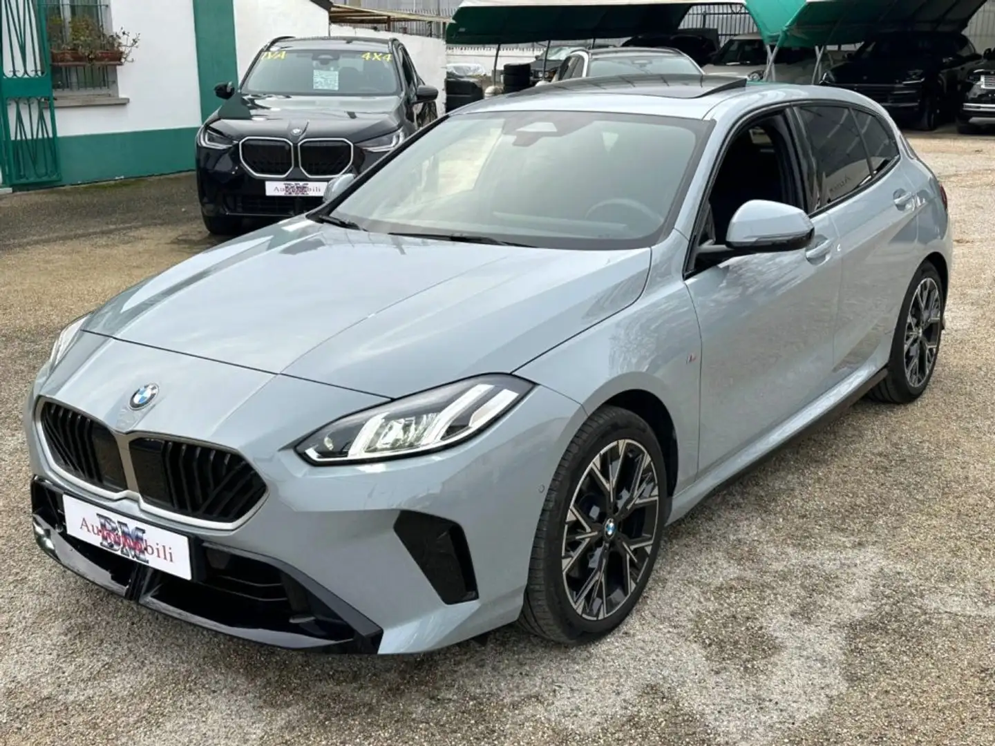 BMW 118 d MSPORT IVA AUTO TETTO NAVI KAMERA C18" CARPLAY Gris - 2