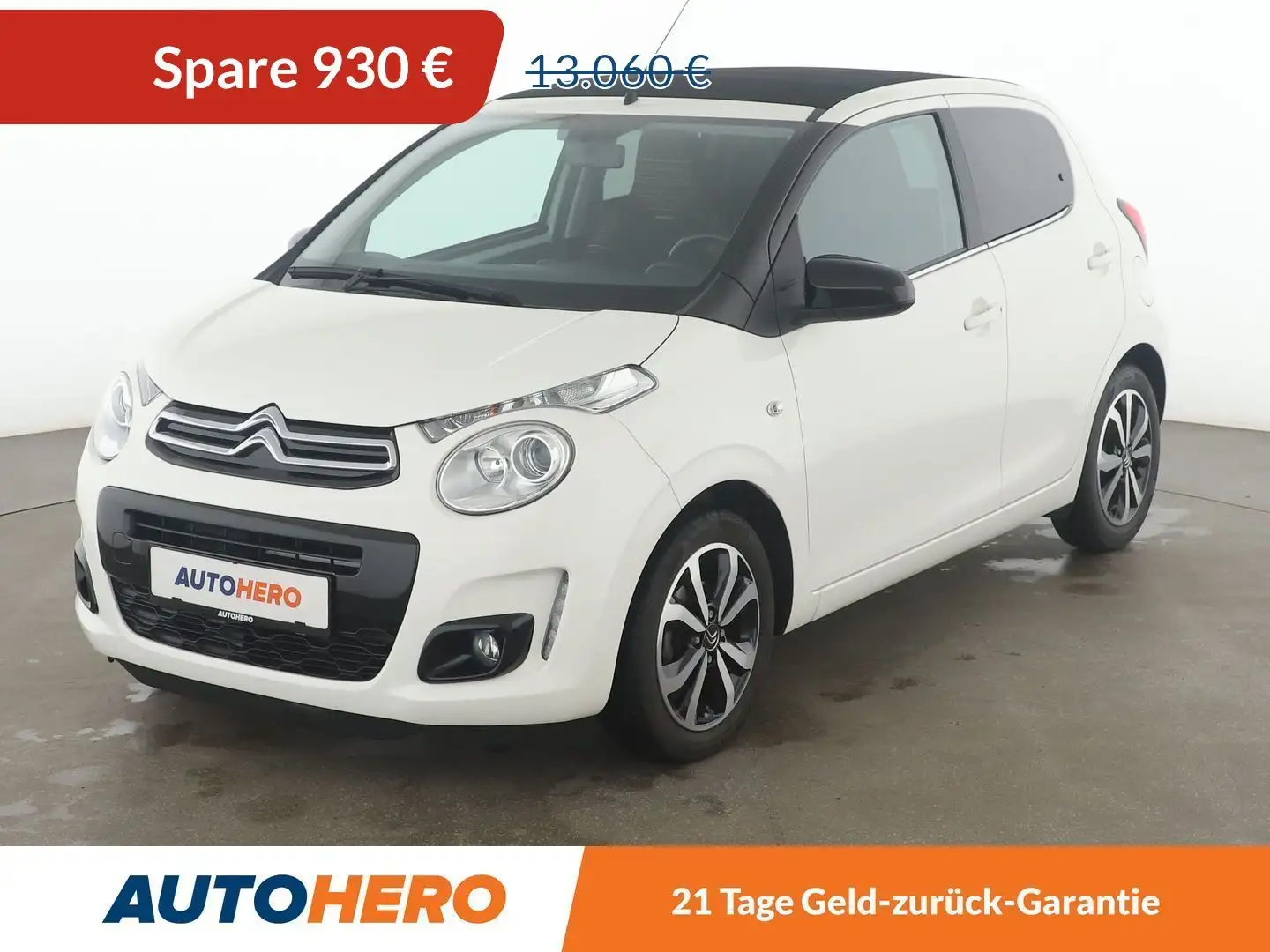 Citroen C1 1.0 VTi AIRSCAPE Shine *LIMITER*SHZ*KLIMA*TOUCH* Weiß - 1