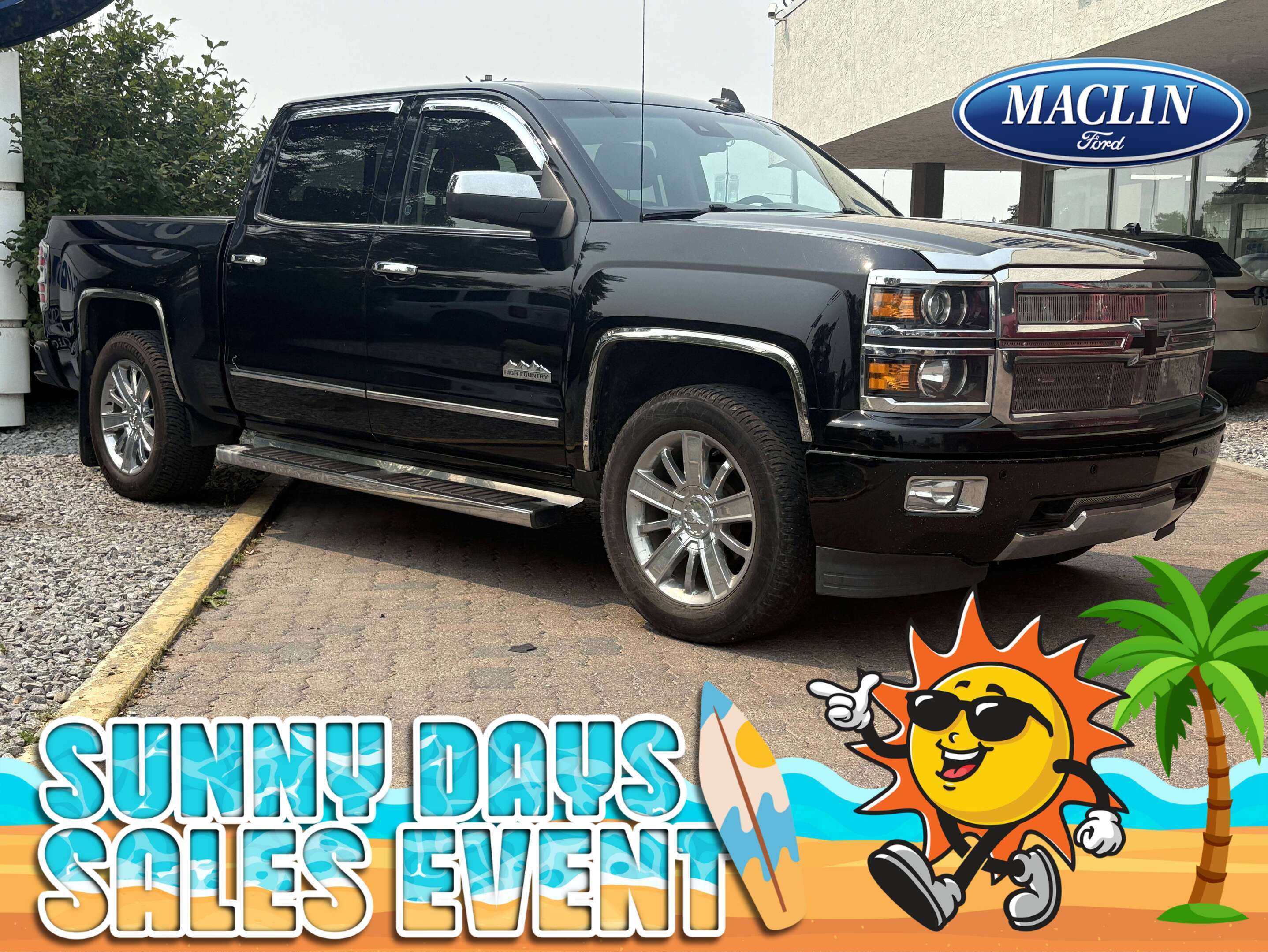 Black 2015 Chevrolet Silverado 1500 Pickup Truck Four-Wheel Drive 8-Speed Automatic