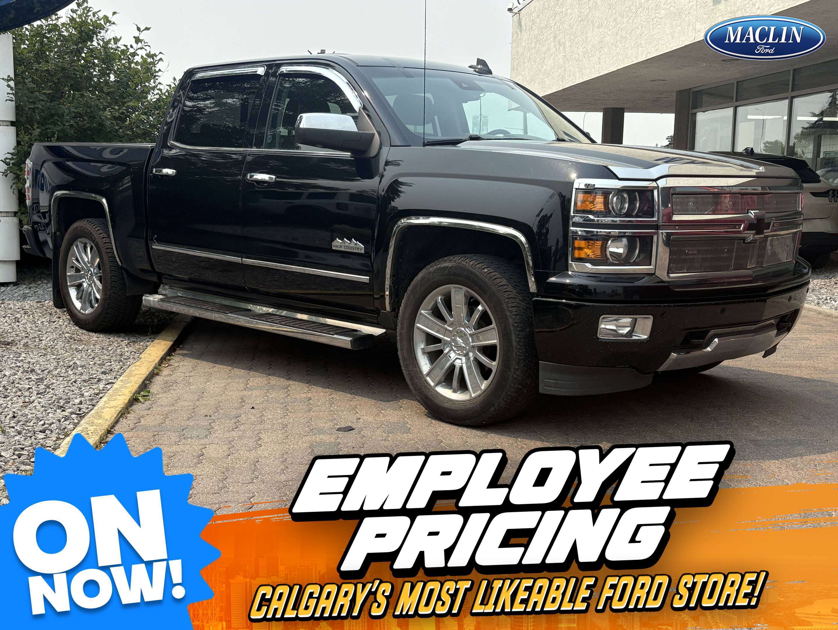 Black 2015 Chevrolet Silverado 1500 Pickup Truck Four-Wheel Drive 8-Speed Automatic