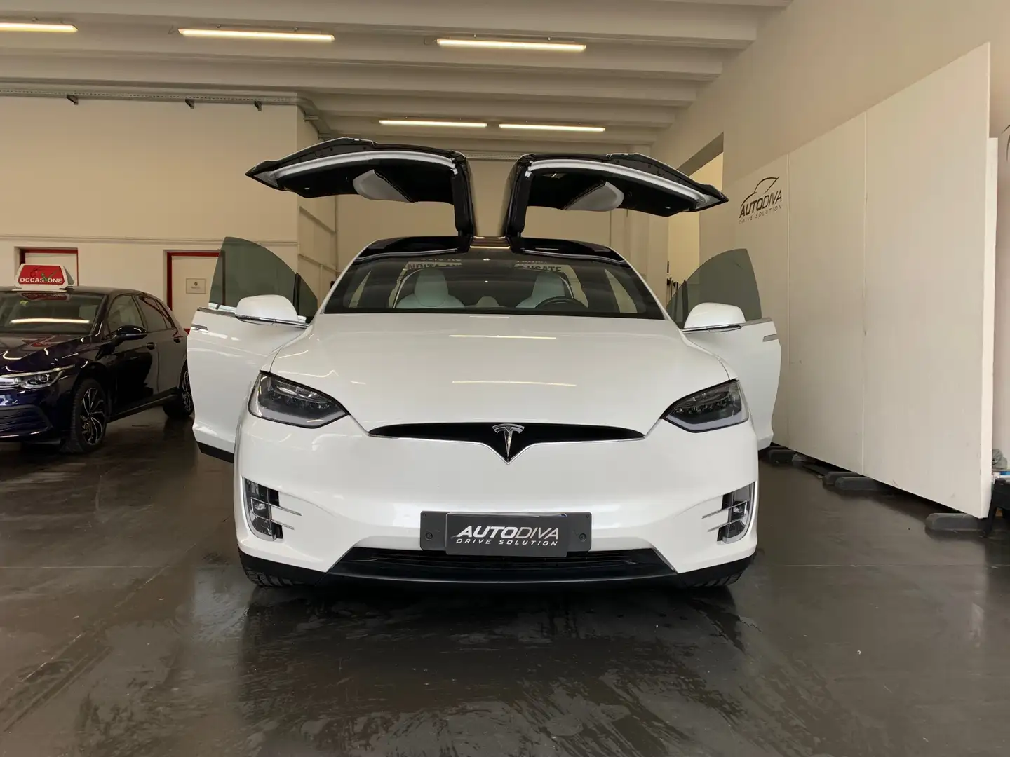 Tesla Model X Model X Long Range Plus awd #AUTOPILOT AVANZATO# Bianco - 2