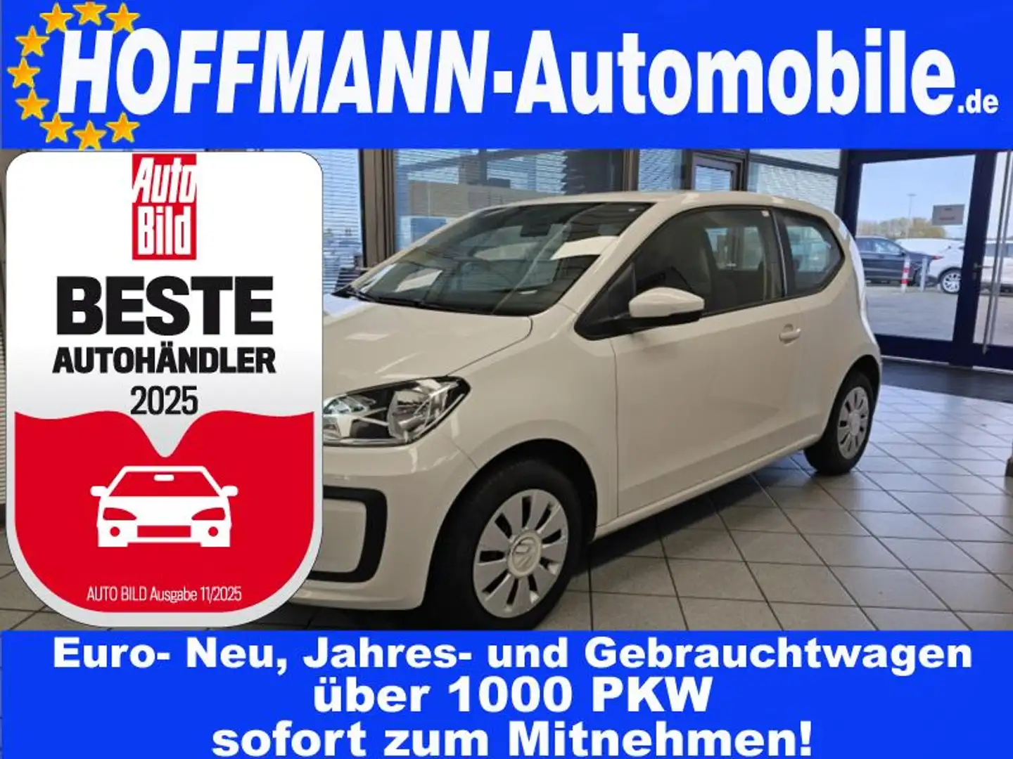 Volkswagen up! move up! PDC,Klimaanlage,Allwetterreifen Белый - 1