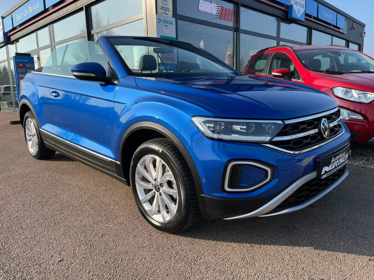 Volkswagen T-Roc Cabriolet "Style-Edition" NAVI+LED+KAMERA Blauw - 1