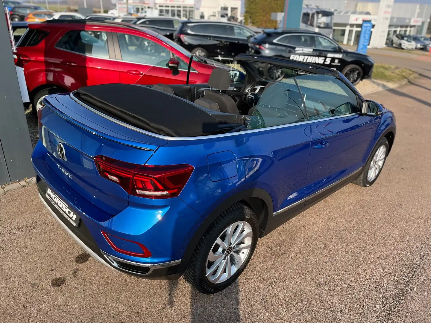 Volkswagen T-Roc Cabriolet "Style-Edition" NAVI+LED+KAMERA Blauw - 2