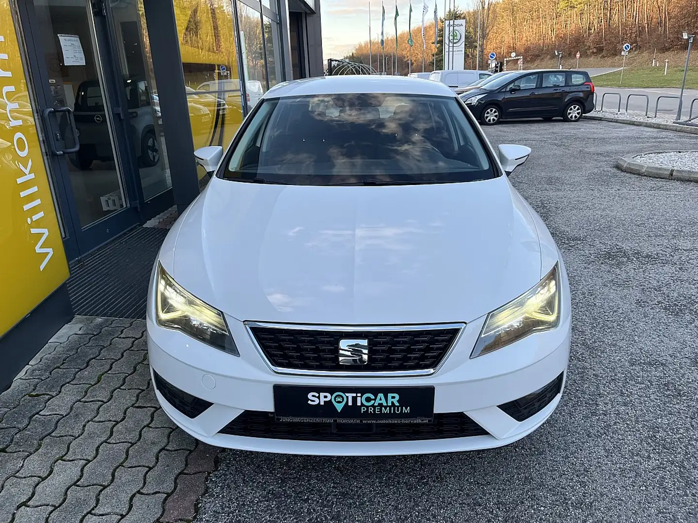 SEAT Leon Style 1,6 TDI DSG Start-Stopp Weiß - 2