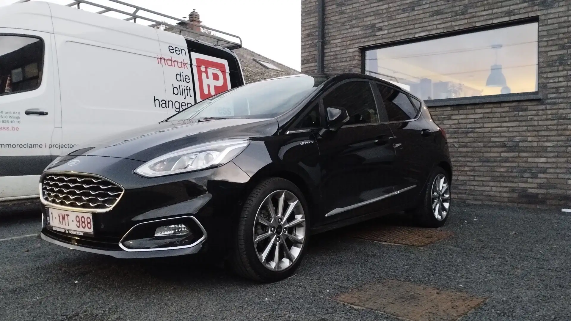 Ford Fiesta 1.0 EcoBoost Hybrid S&S VIGNALE Noir - 2