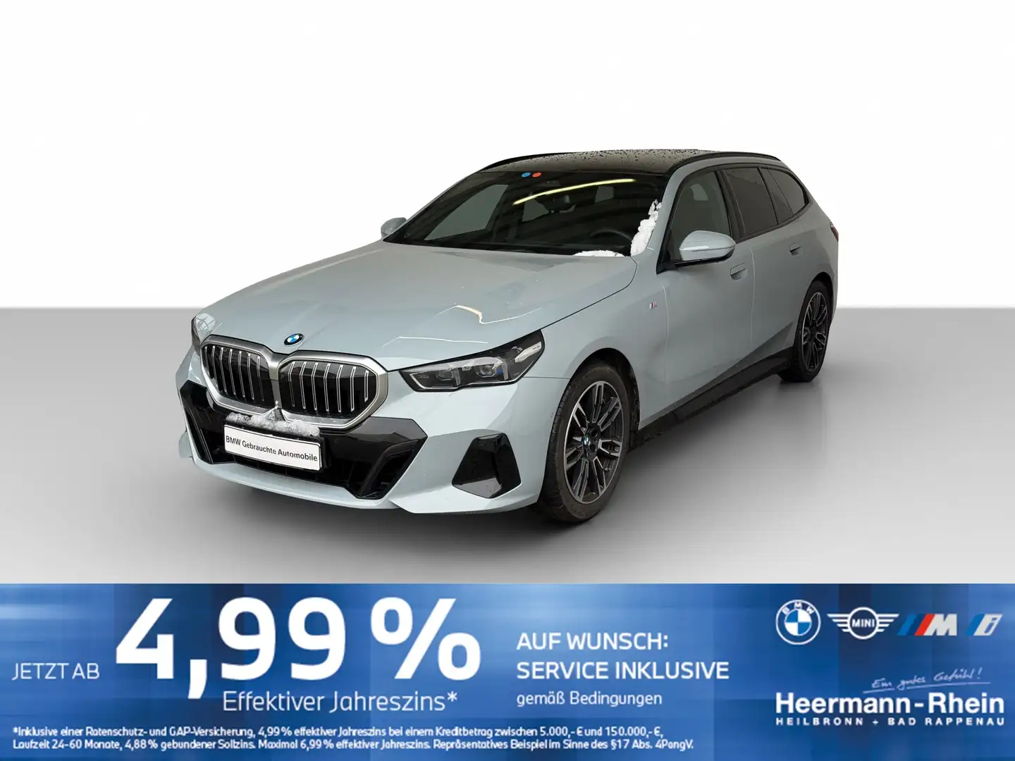 BMW 520 dA xDrive Tour. M Sport LiveCock.LED.AHK.GSD Gris - 2