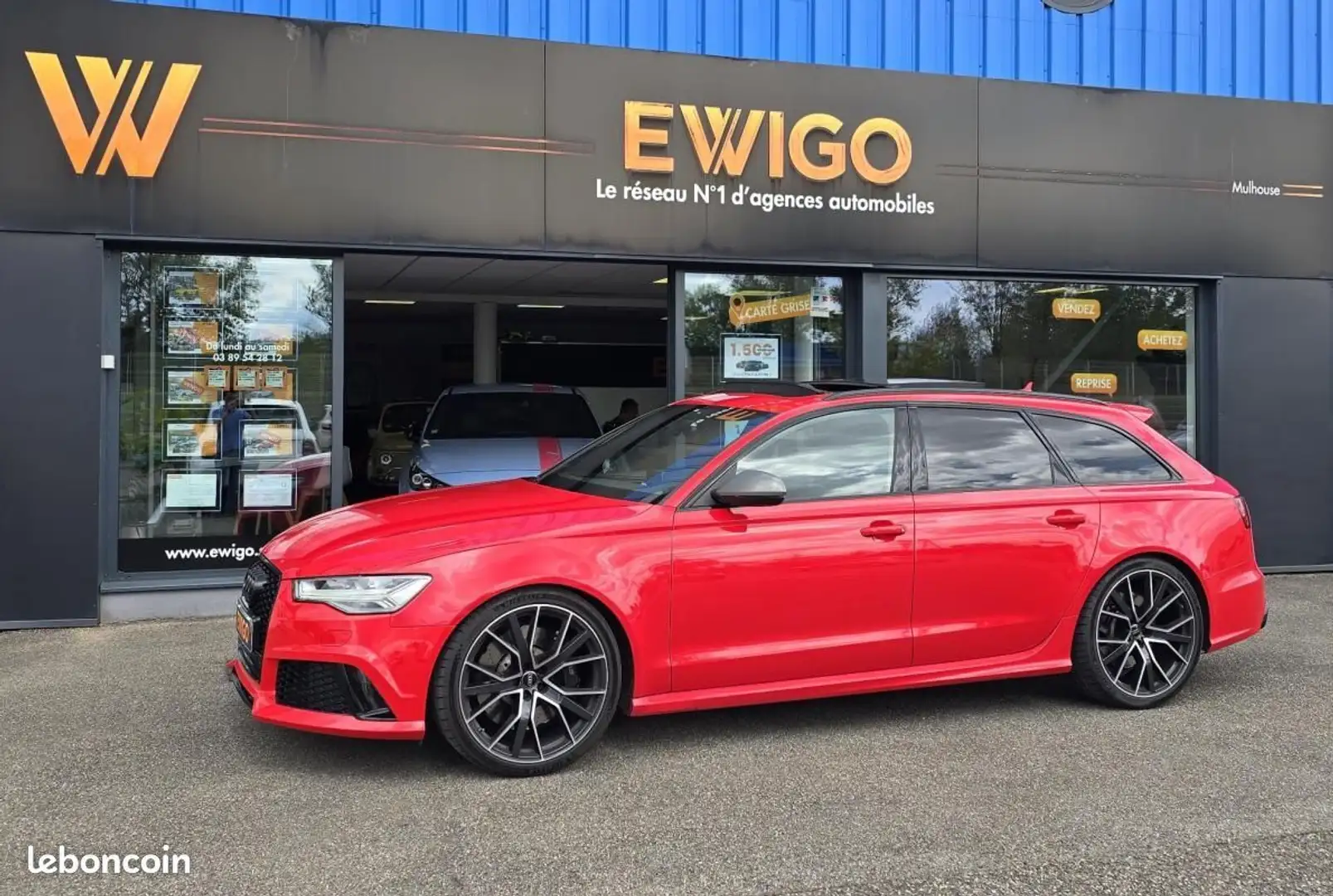 Audi RS6 AVANT (C7) V8 605ch PERFORMANCE-PREPARATION MTM-MILLTEK-IMMAT FRANCE Rot - 1