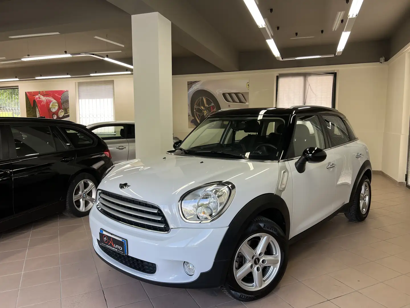 MINI Cooper D Countryman 2.0 Business auto UNICO PROPRIETARIO 92000 km Blanco - 2