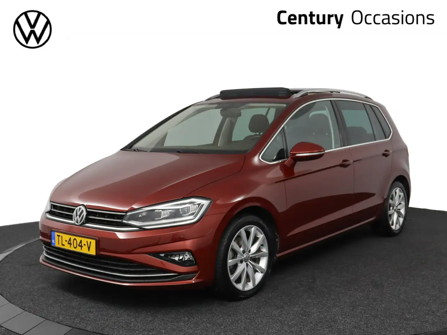 Volkswagen Golf Sportsvan 1.5 TSI 130Pk Automaat Highline Edition / Pano-Dak Rood - 1
