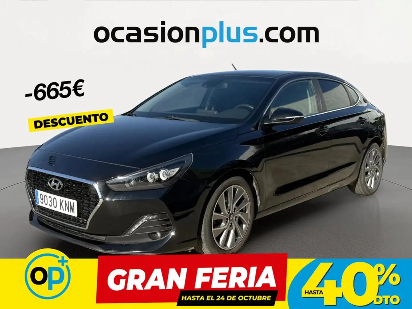 Hyundai i30 FB 1.0 TGDI Tecno 120 Negro - 1