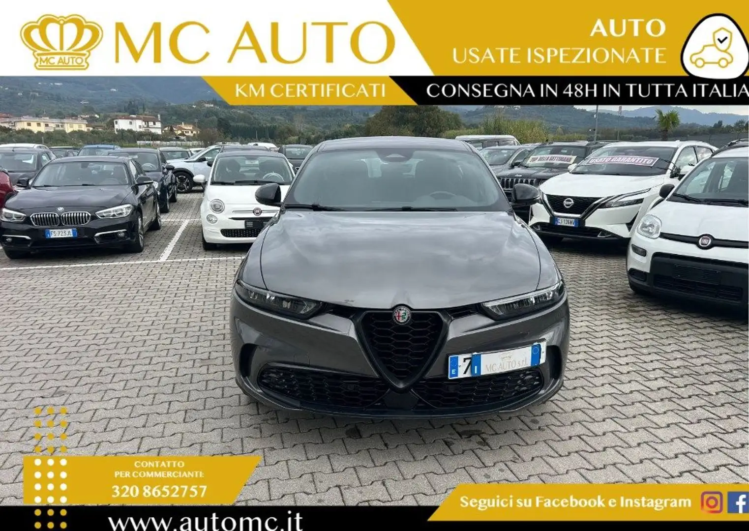 Alfa Romeo Tonale 1.6 diesel 130 CV TCT6 Sprint PROMO CON FINANZ Grigio - 2