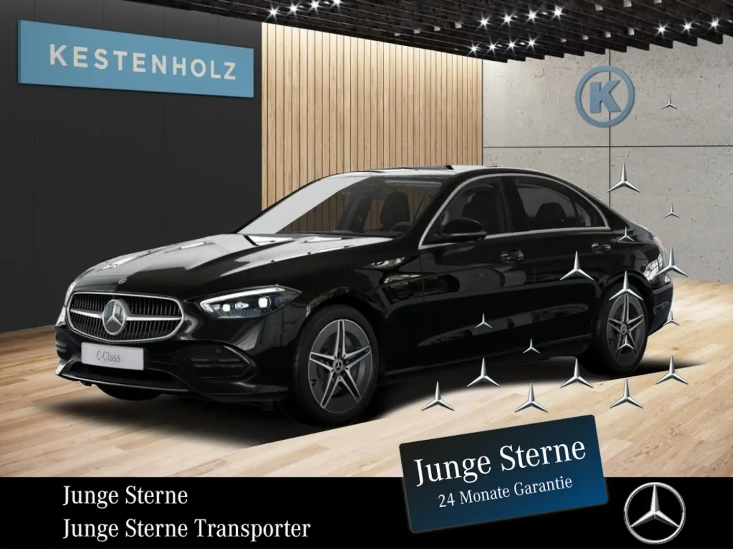 Mercedes-Benz C 300 C 300 de *AVANTGARDE*AHK*PANO*360°*STHZ*LED* Schwarz - 1