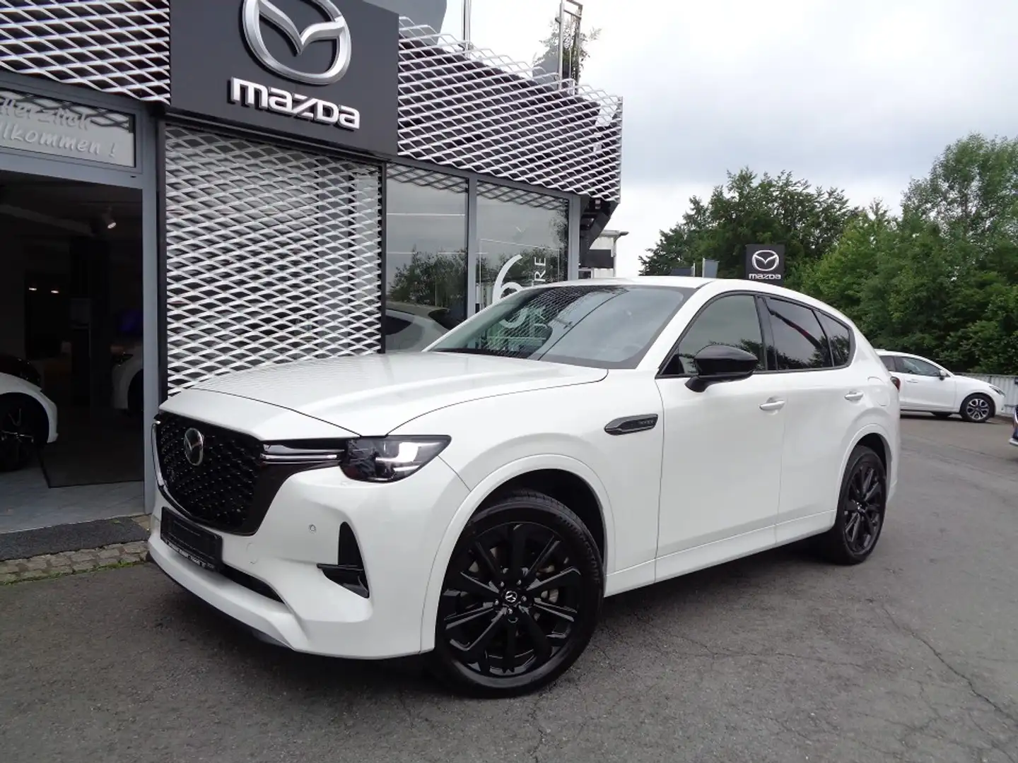 Mazda CX-60 PHEV HOMURA inkl. Anhängerkupplung Blanc - 1
