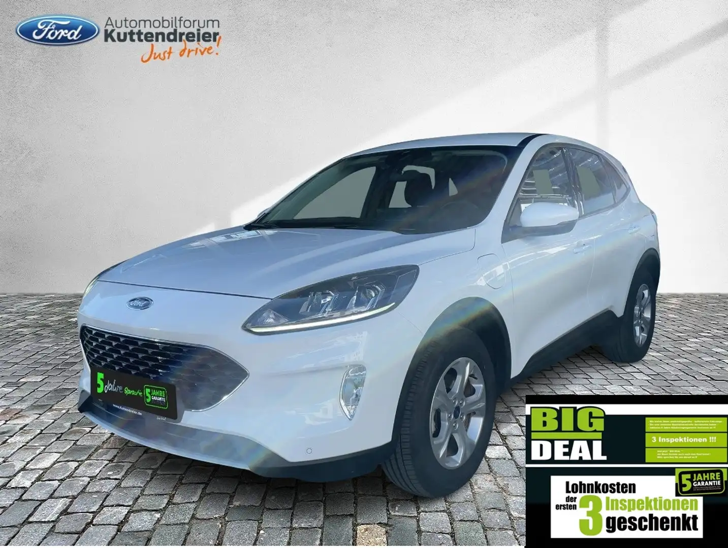 Ford Kuga PHEV Cool & Connect Navi Tempomat 2xPDC SHZ Bianco - 1