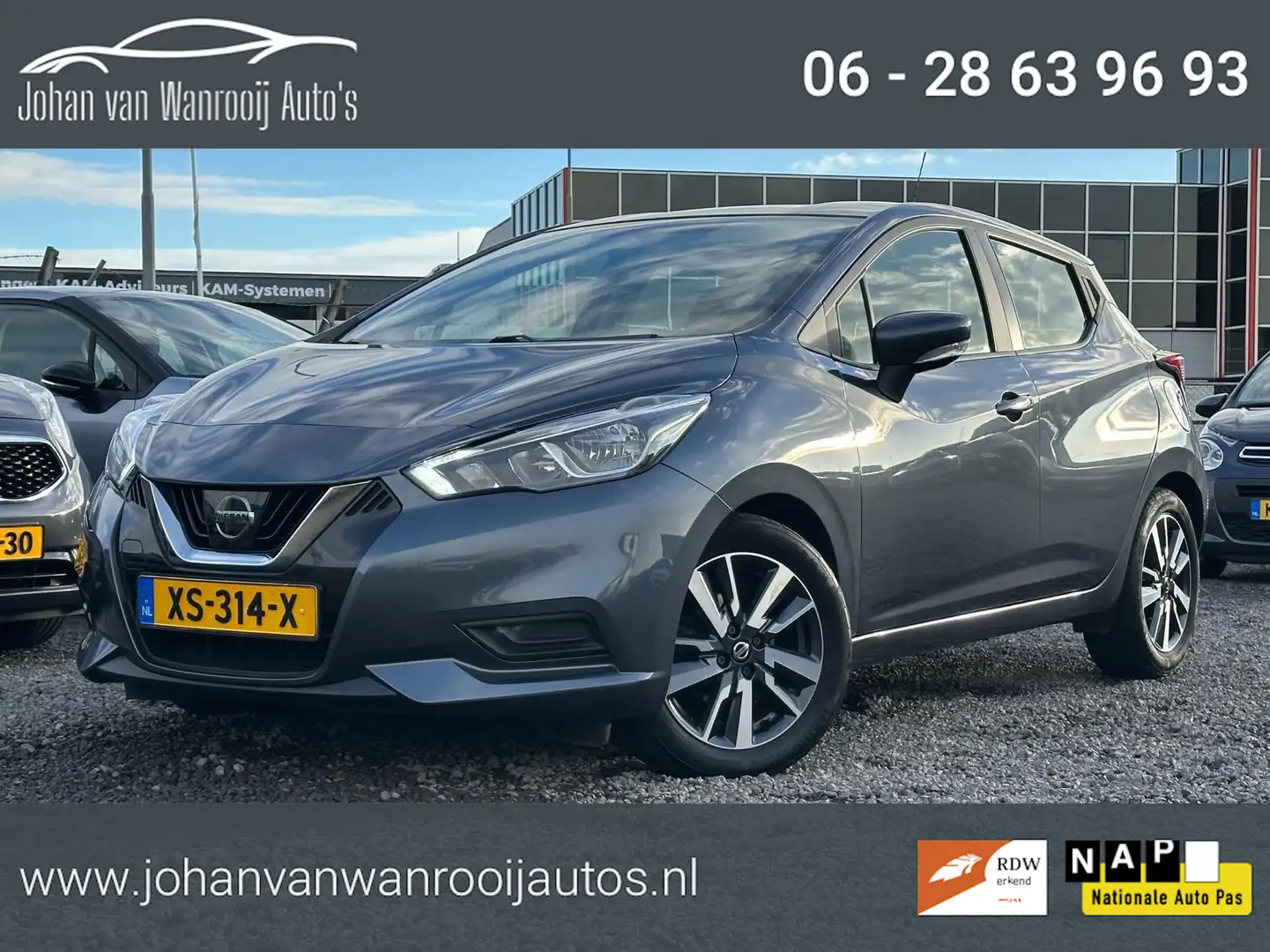 Nissan Micra 1.0 IG-T Acenta/CARPLAY/CLIMA/NWST Grijs - 1