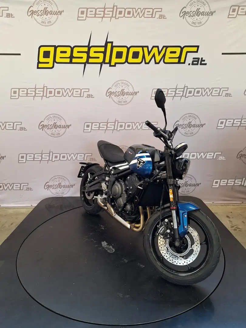 Triumph Trident 660 Aktionspreis Modell 2025 Bleu - 1