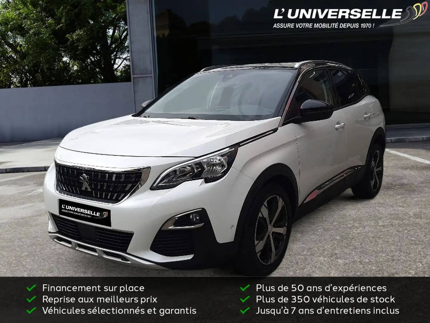 Peugeot 3008 ALLURE Blanc - 1