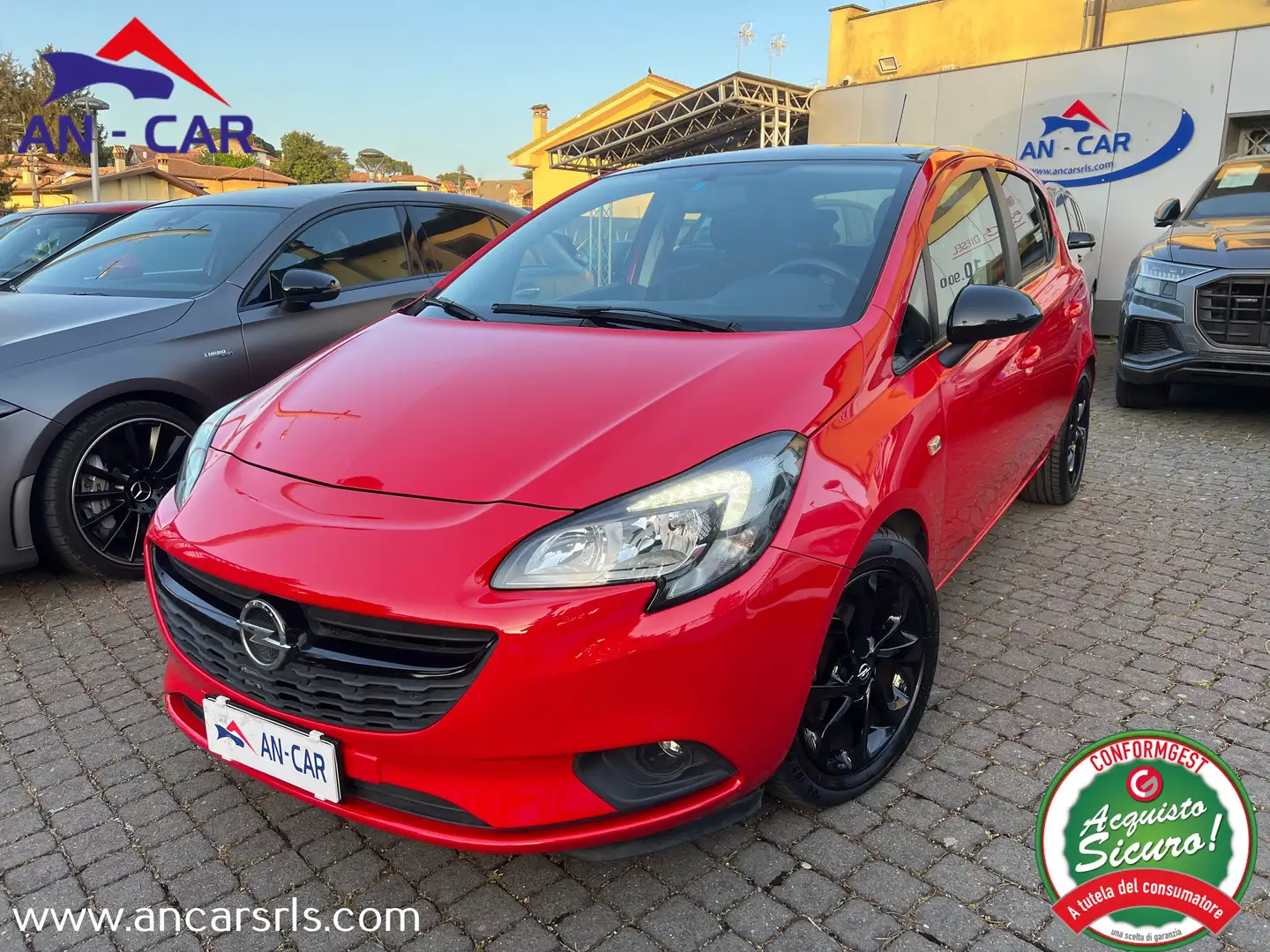 Opel Corsa 5p 1.2 b-Color - GPL - Neopatentati Rosso - 1