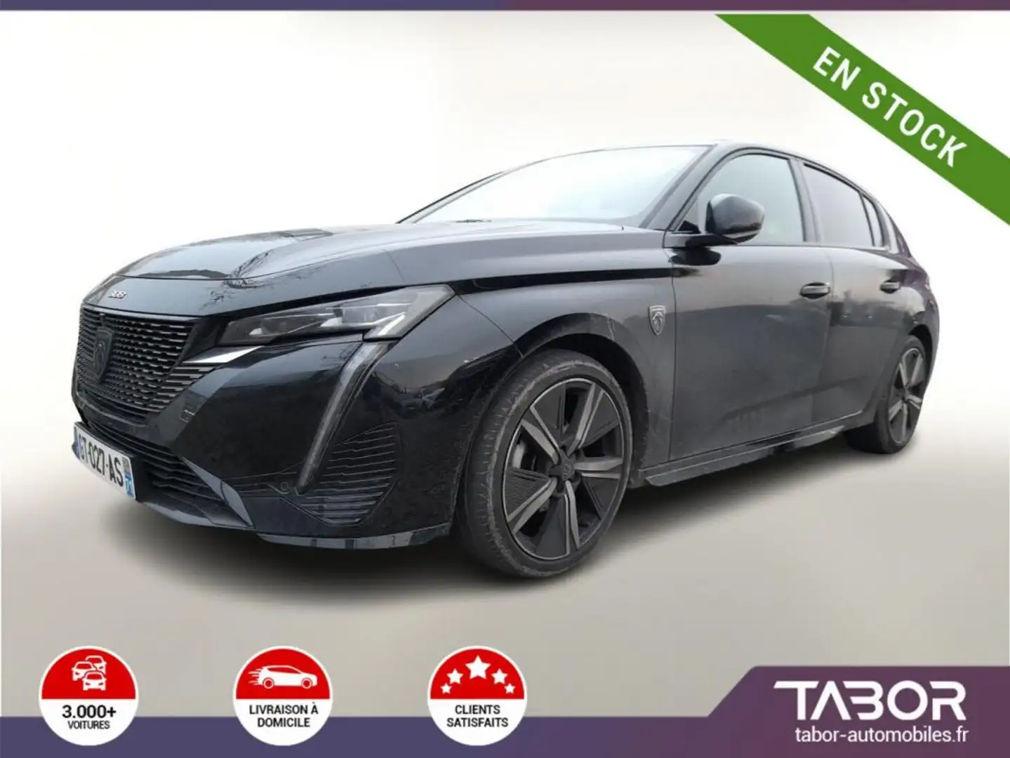 Peugeot 308 1.2 PT 130 Aut. GT Matrix GPS Cam Noir - 1