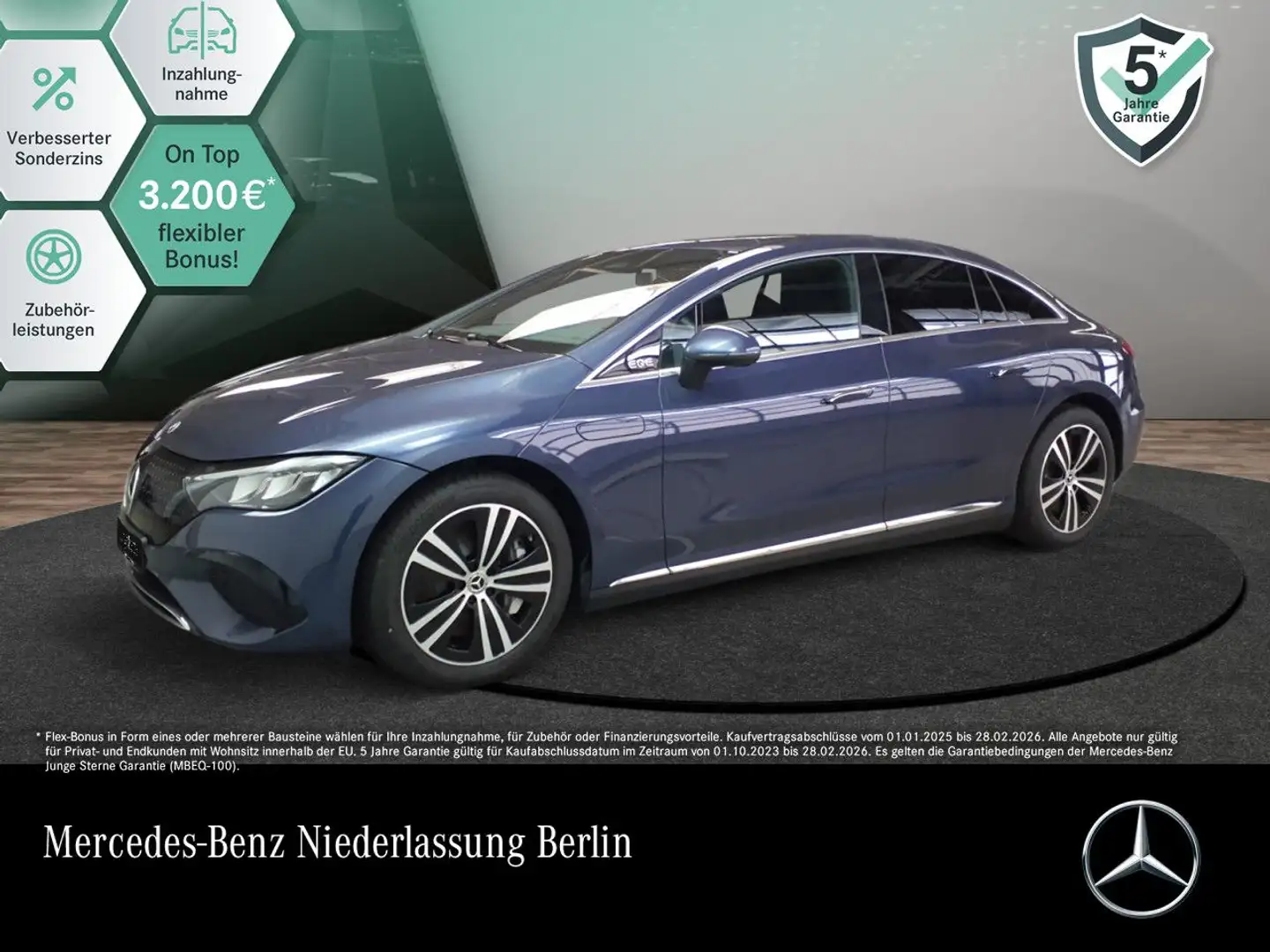 Mercedes-Benz EQE 300 Distr. LED Kamera Spurhalt-Ass Totwinkel Blau - 1